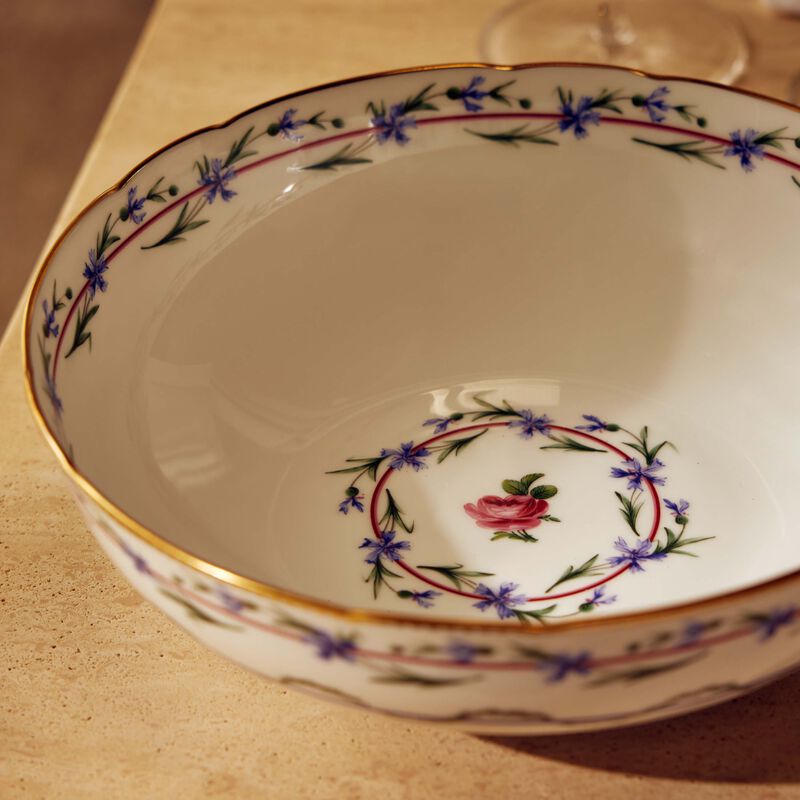 bernardaud le gobelet du roy salad bowl white 25cm