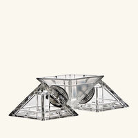 mario cioni c crystal pyramidion centerpiece clear