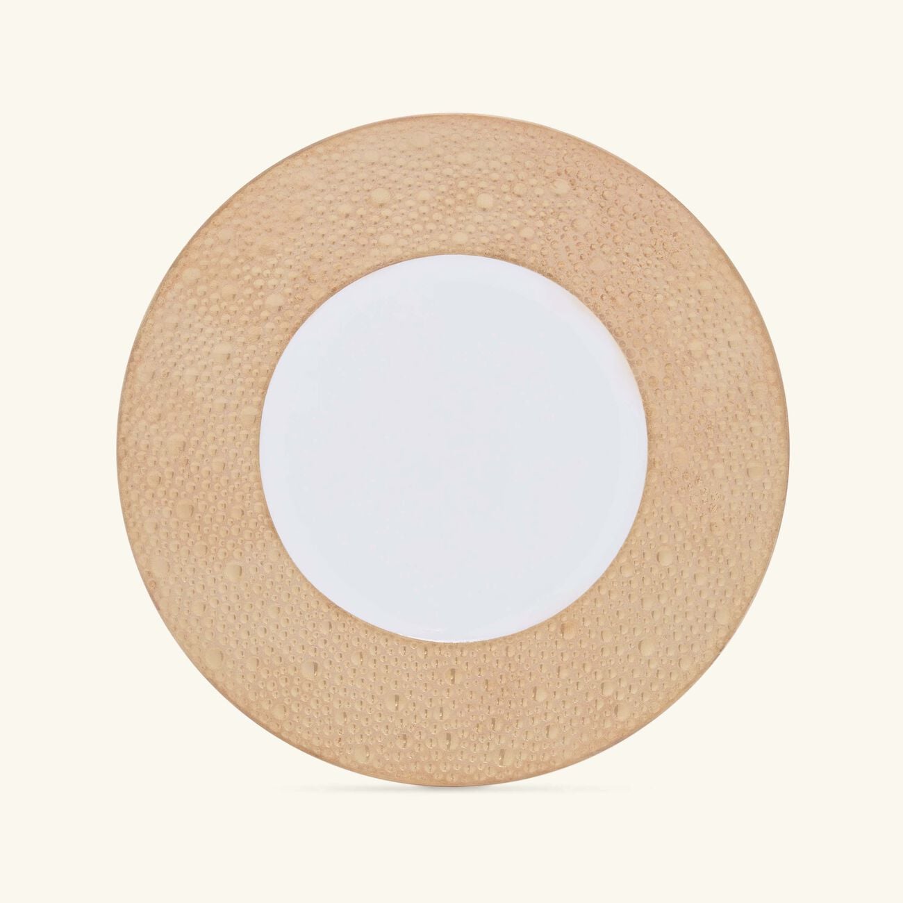 bernardaud ecume bread   butter plate round gold 16cm