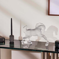 lalique horse sculpture medium clear