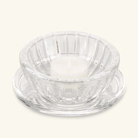 mario cioni   c lotus candle holder clear