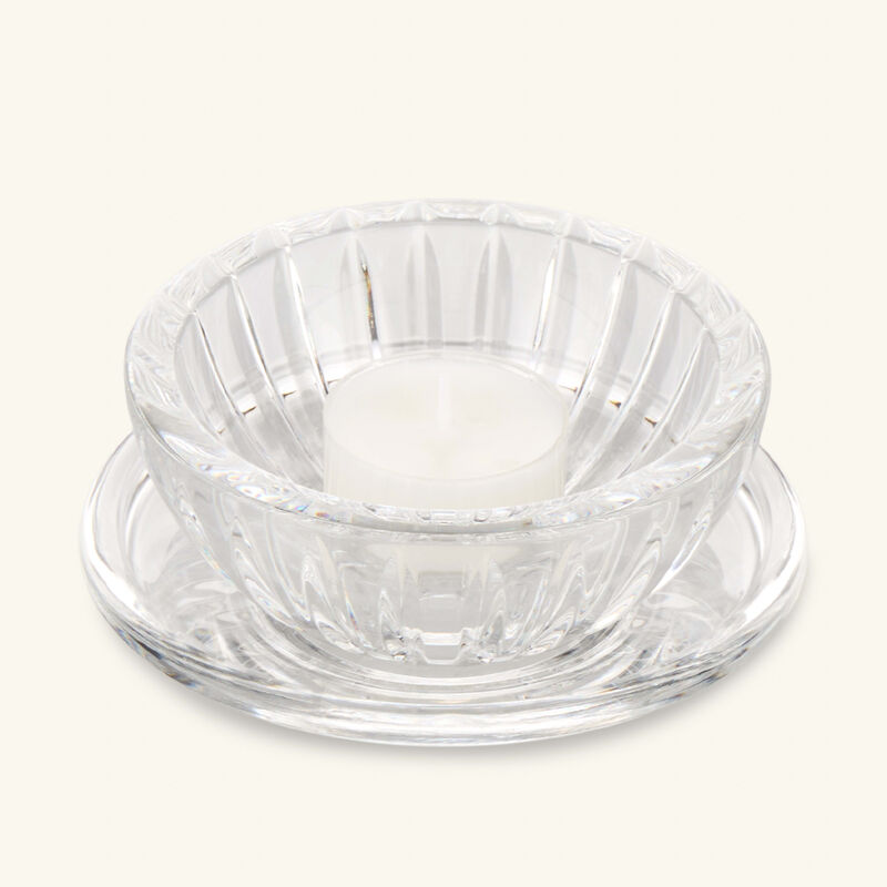 mario cioni   c lotus candle holder clear