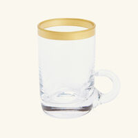 villari acapulco arabic tea cup saucer white