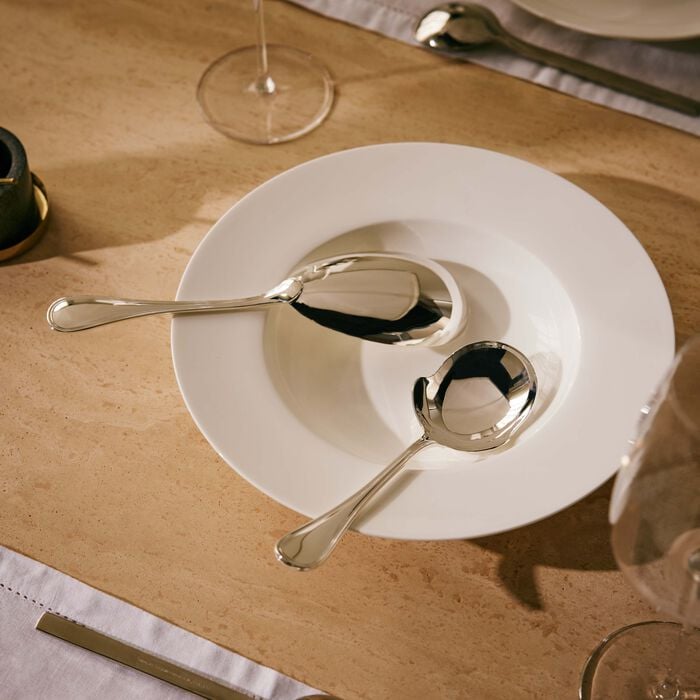 christofle albi side dish serving set silver plated