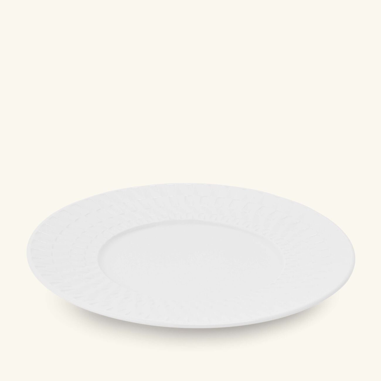 bernardaud twist blanc bread butter plate round white 16cm