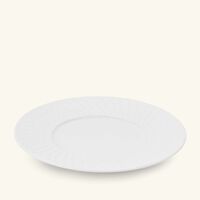 bernardaud twist blanc bread butter plate round white 16cm