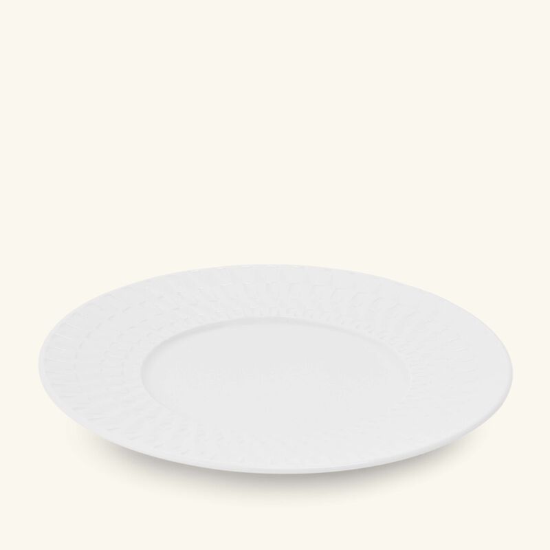bernardaud twist blanc bread butter plate round white 16cm