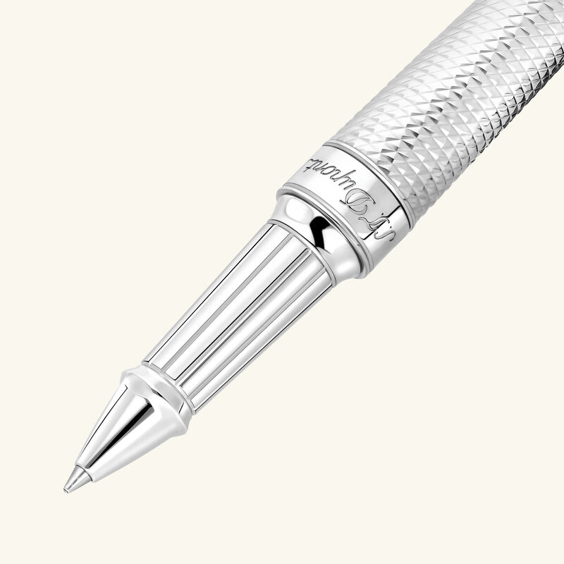 Line D Eternity Rollerball Pen Silver st dupont line d eternity rollerball pen silver