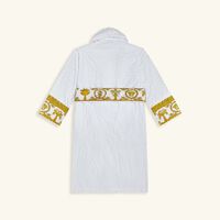 versace i love baroque bath robe white