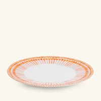 bernardaud terra rosa dinner plate round orange 27cm