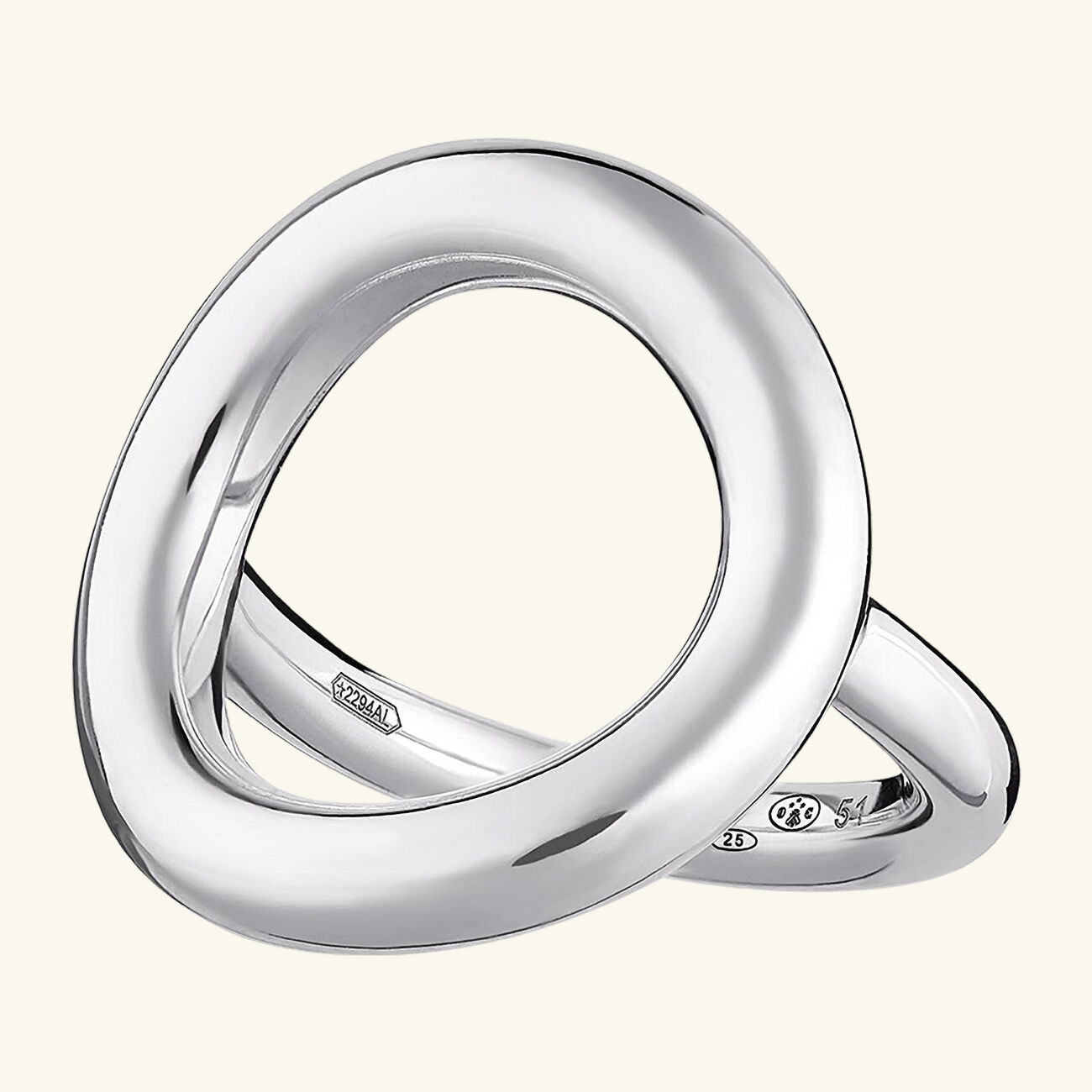 Idole de Christofle Bridge Ring Sterling Silver Size 55 idole de christofle bridge ring sterling silver size 55