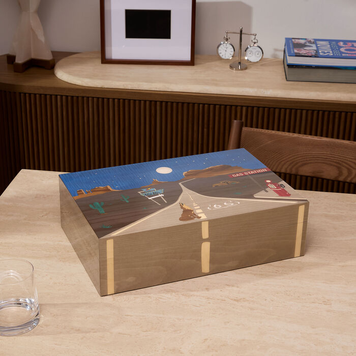 إيلي بلو صندوق حفظ السيجار روت 66 فول مون