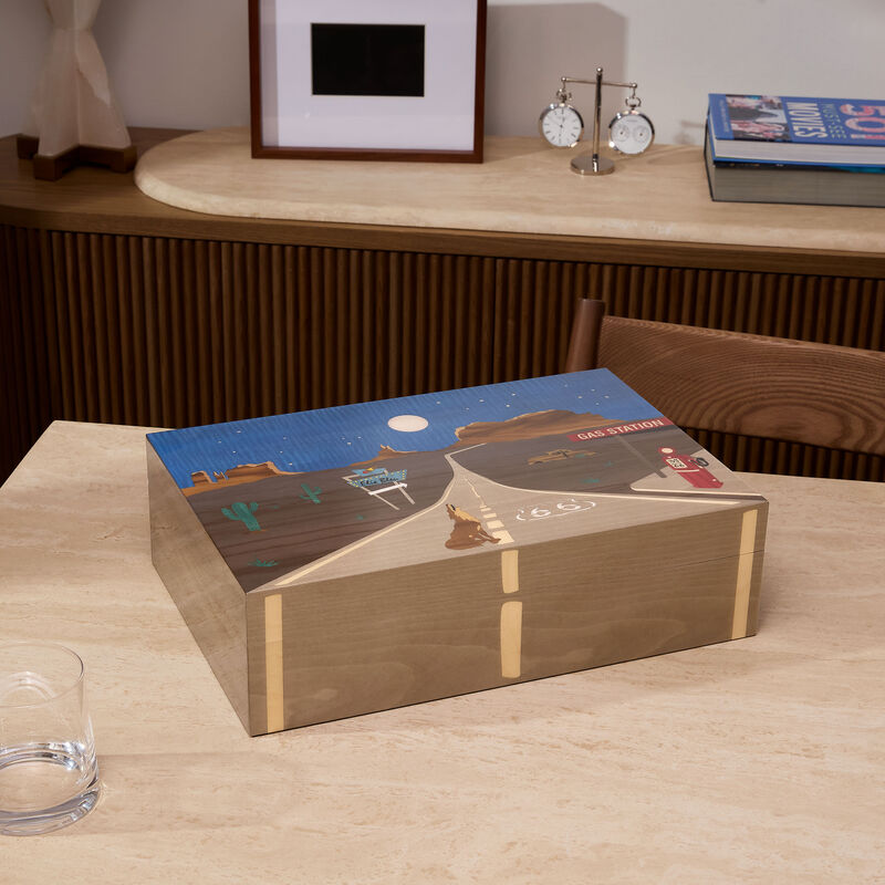 إيلي بلو صندوق حفظ السيجار روت 66 فول مون