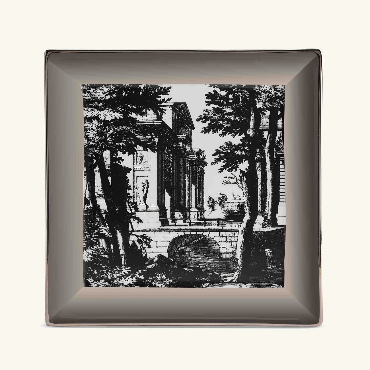 fornasetti giardino settecentesco trinket tray square small