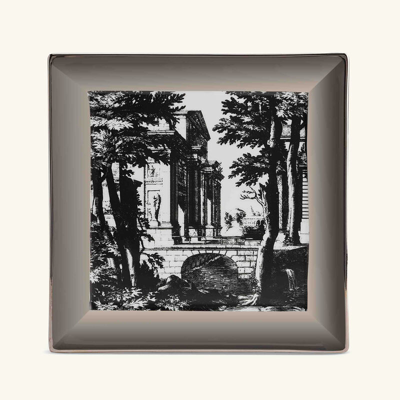 fornasetti giardino settecentesco trinket tray square small