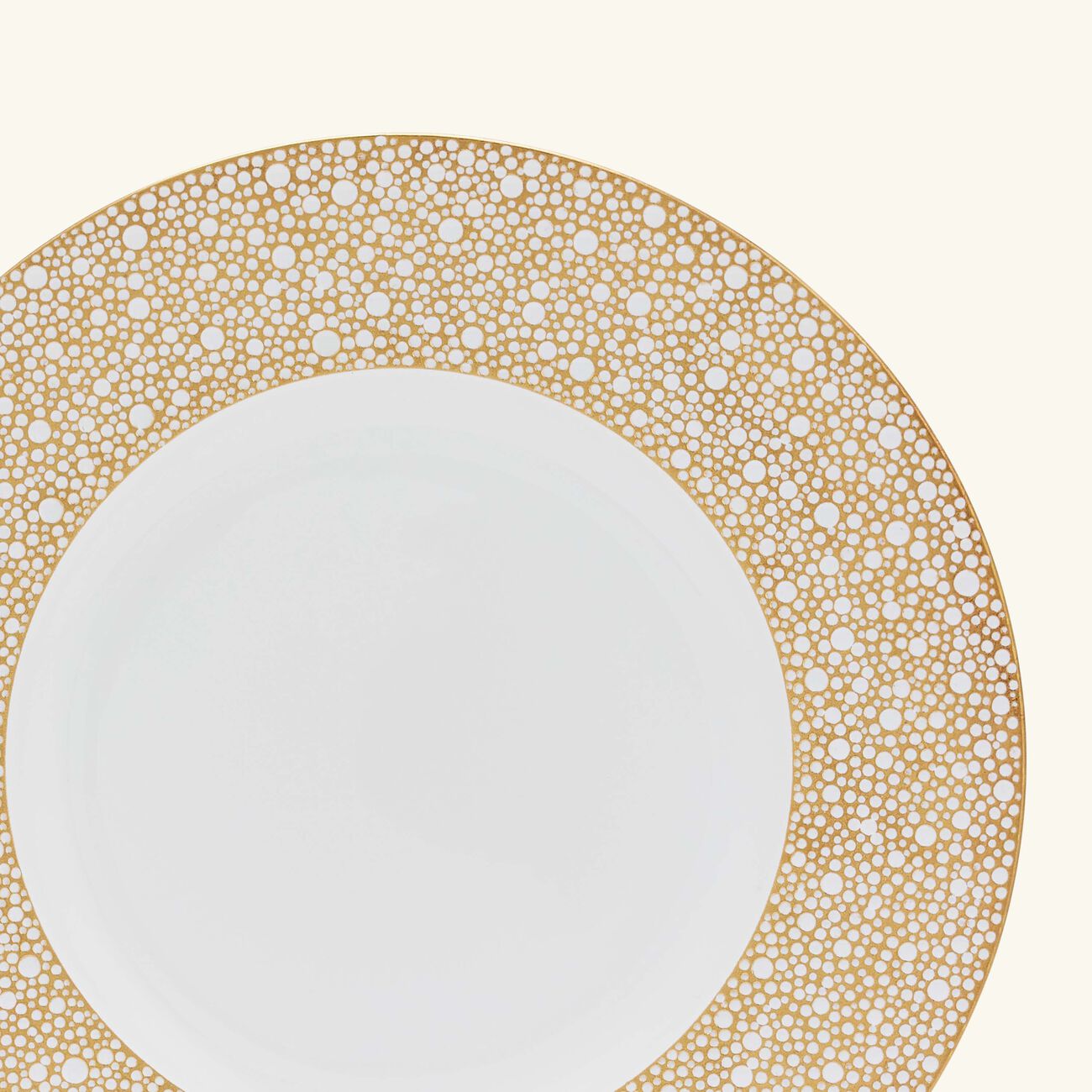 bernardaud mordore bread   butter plate round gold 16cm