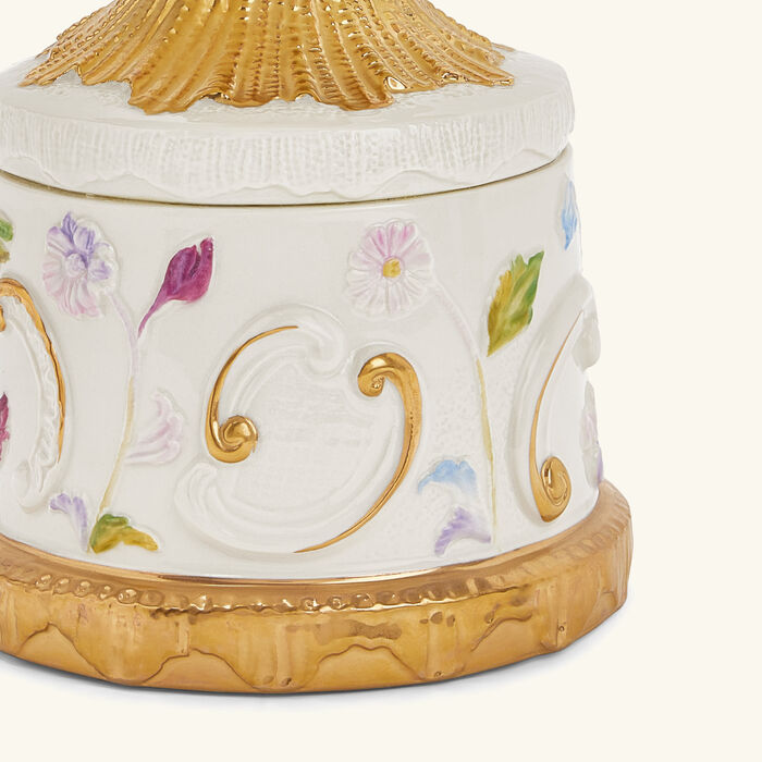 villari taormina footed fruit bowl white
