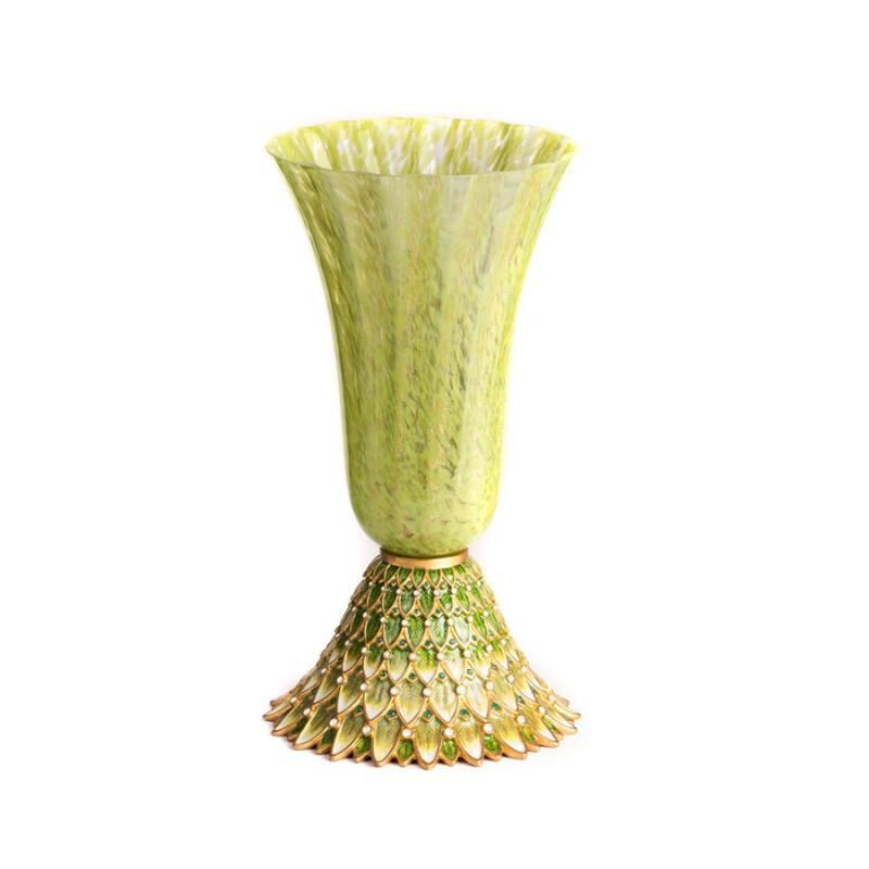 Flora And Fauna Feather Vase, large