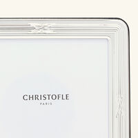 christofle rubans picture frame silver plated 9x9cm