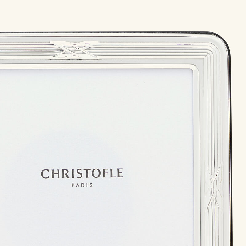 christofle rubans picture frame silver plated 9x9cm