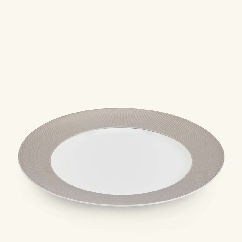 ralph lauren home penthouse hewitt dinner plate round grey 27cm