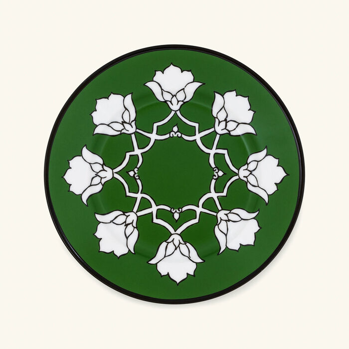 pinto paris jaipur bread plate round green 15cm