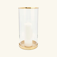 ralph lauren home modern hurricane candle holder gold