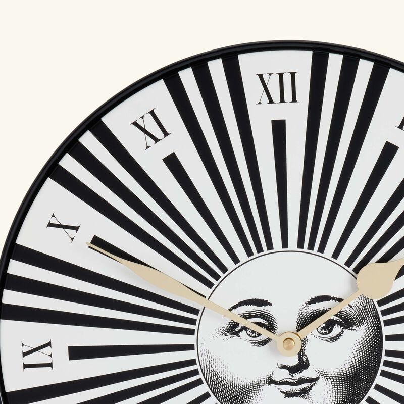 fornasetti sole raggiante wall clock grey