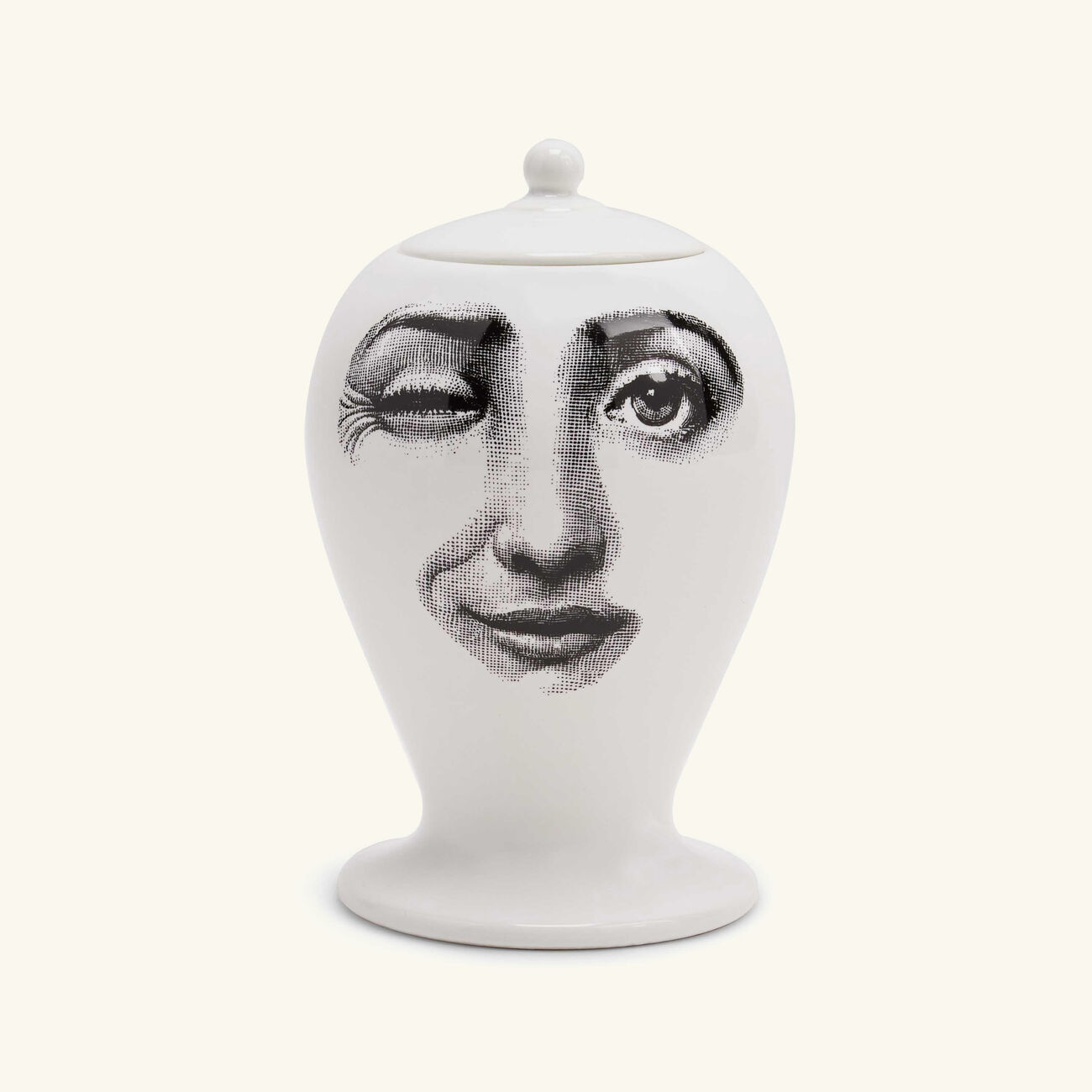 fornasetti antipatico vase mini white