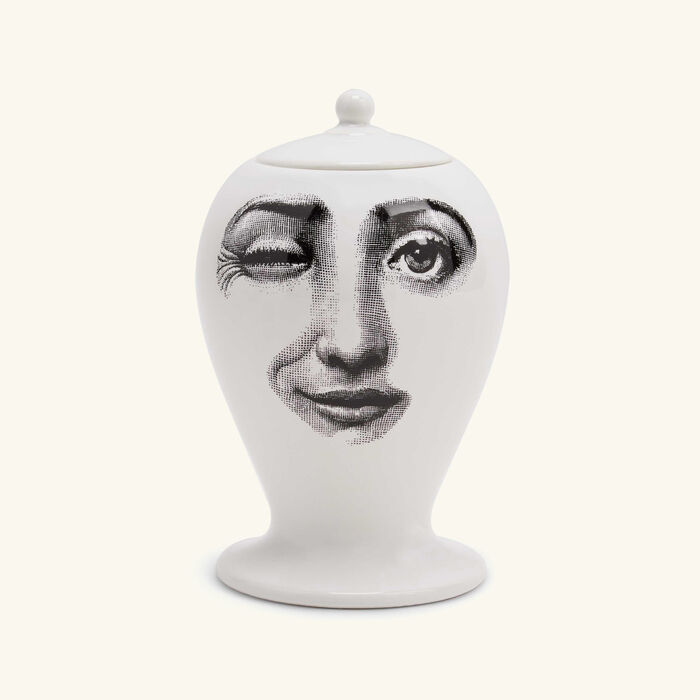 fornasetti antipatico vase mini white
