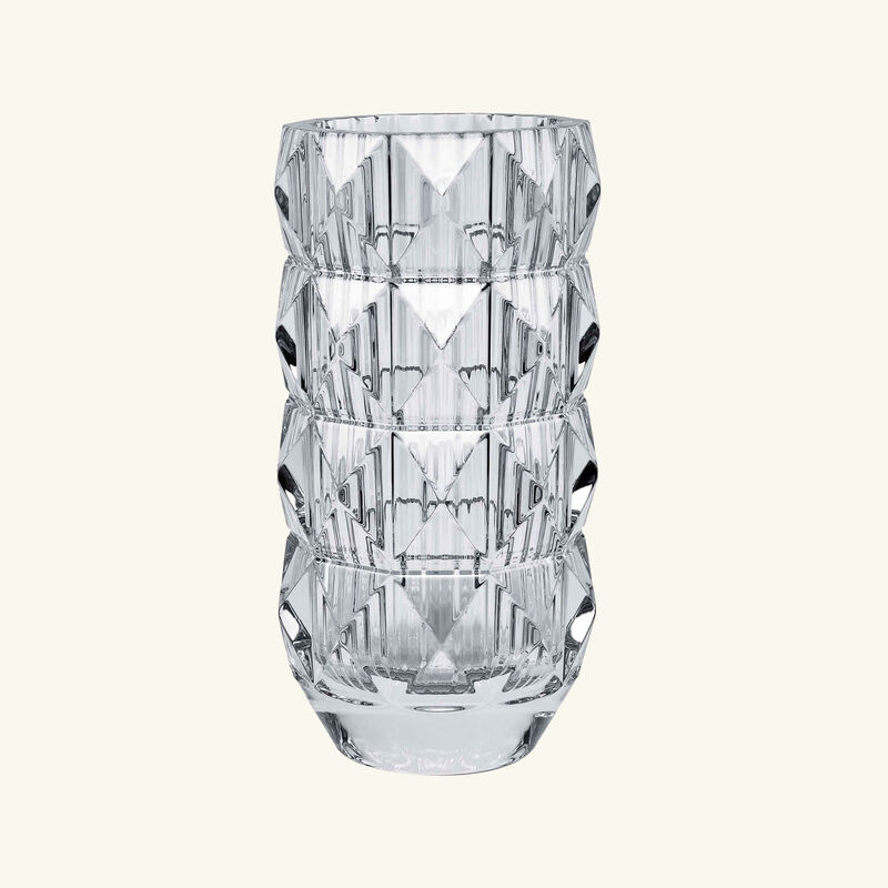 baccarat louxor vase round large clear