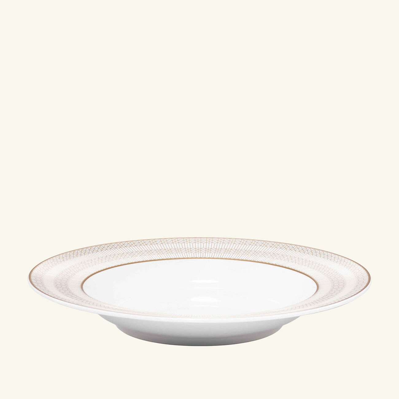 baccarat arcadia soup plate gold platinum 23cm set of 2