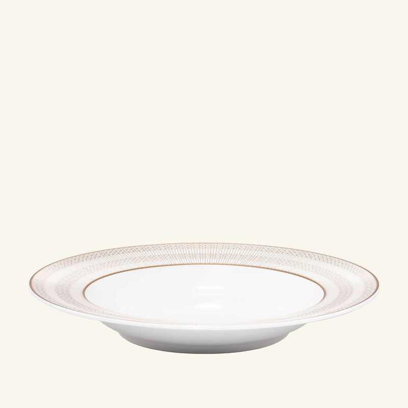 Arcadia Soup Plate Gold & Platinum 23cm Set of 2 baccarat arcadia soup plate gold platinum 23cm set of 2