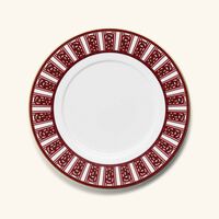 baccarat arcadia dessert plate round red 21cm set of 2