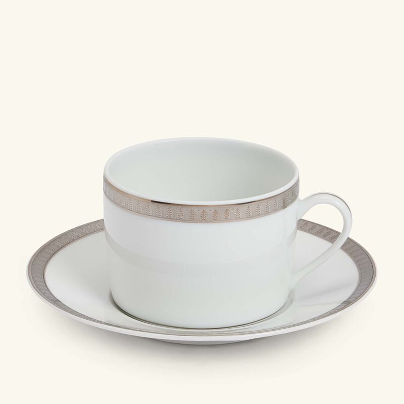 Malmaison Coffee Cup & Saucer Silver christofle malmaison coffee cup saucer silver