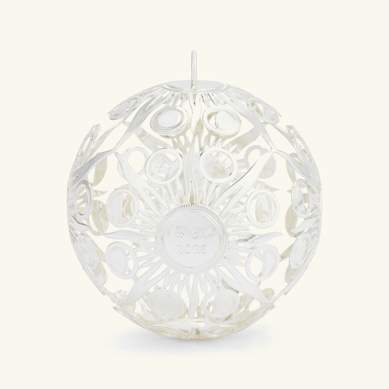 christofle r ve cosmique christmas ornament mini silver plated