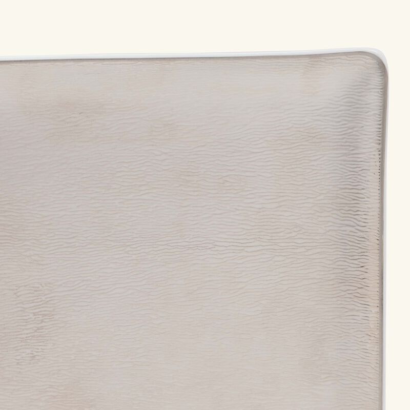 Dune Serving Platter Rectangular Silver 22cm bernardaud dune serving platter rectangular silver 22cm