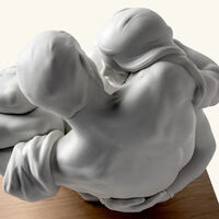 lladro together couple sculpture medium white