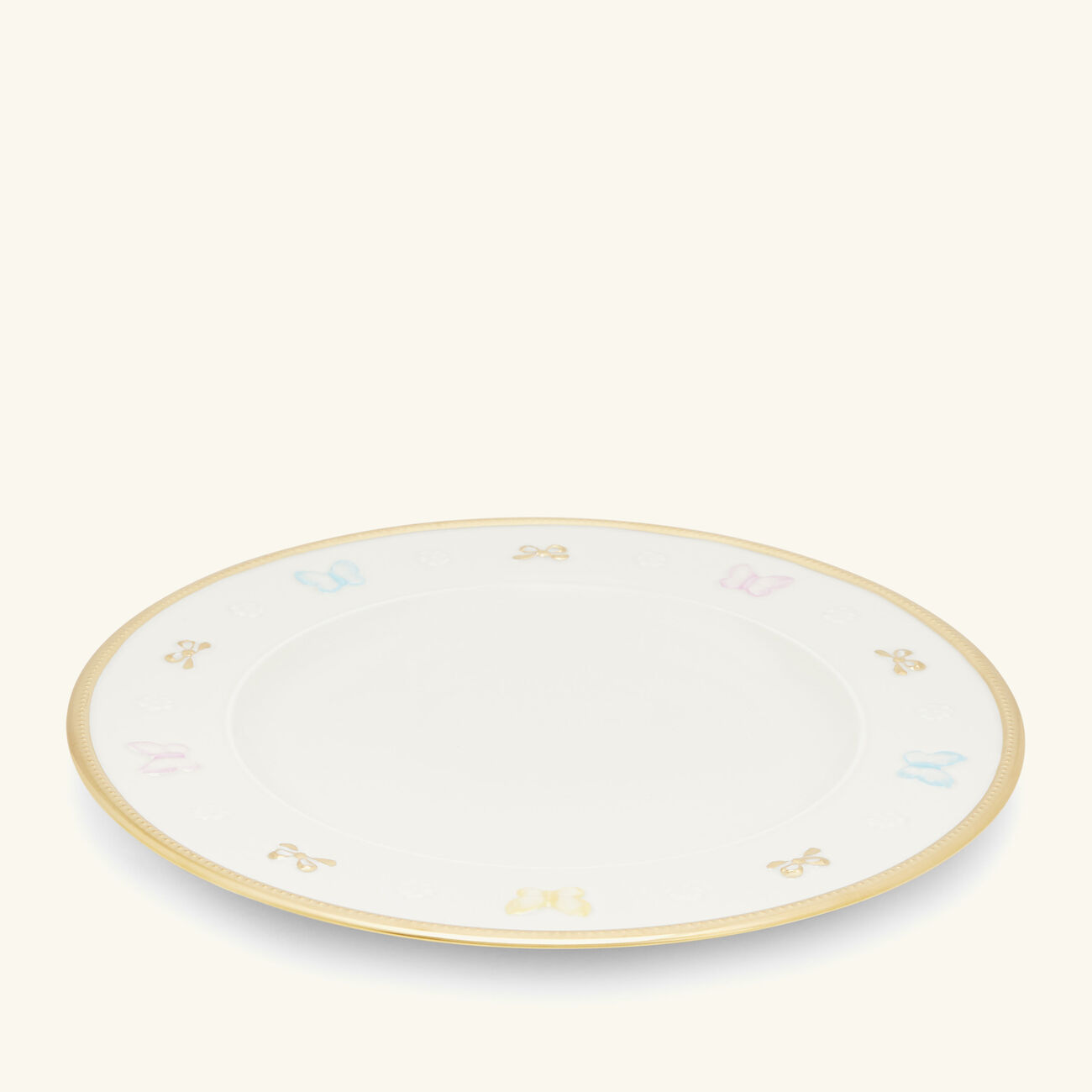 villari butterfly dinner plate