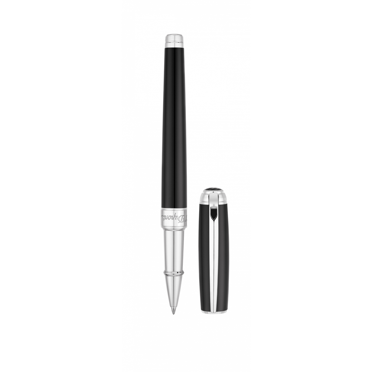 st dupont line d medium rollerball pen black
