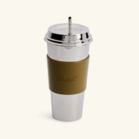 كريستوفل فنجان القهوة أوبجيه ميروار من الستانلس ستيل باللون الأخضر الإمبراطوري