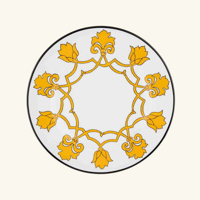 pinto paris jaipur dinner plate round yellow 26cm