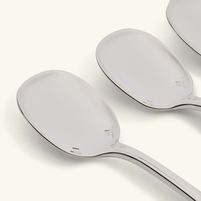 christofle albi ice cream spoons silver plated set of 4