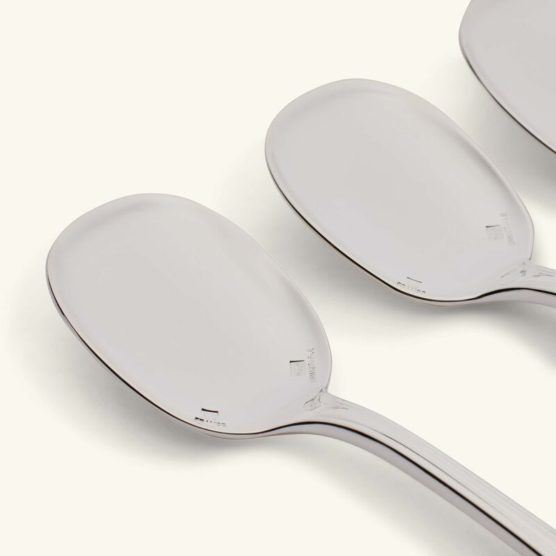 christofle albi ice cream spoons silver plated set of 4