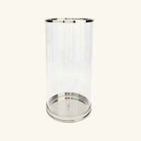 ralph lauren home modern hurricane candle holder large silver