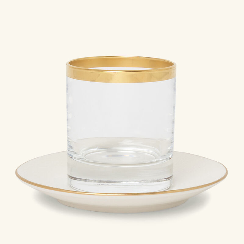 Dressage Ice Cream Cup & Saucer Clear villari dressage ice cream cup saucer clear