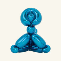 Balloon Monkey Sculpture Medium Blue bernardaud balloon monkey sculpture medium blue