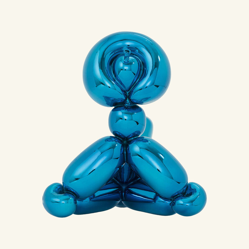 Balloon Monkey Sculpture Medium Blue bernardaud balloon monkey sculpture medium blue