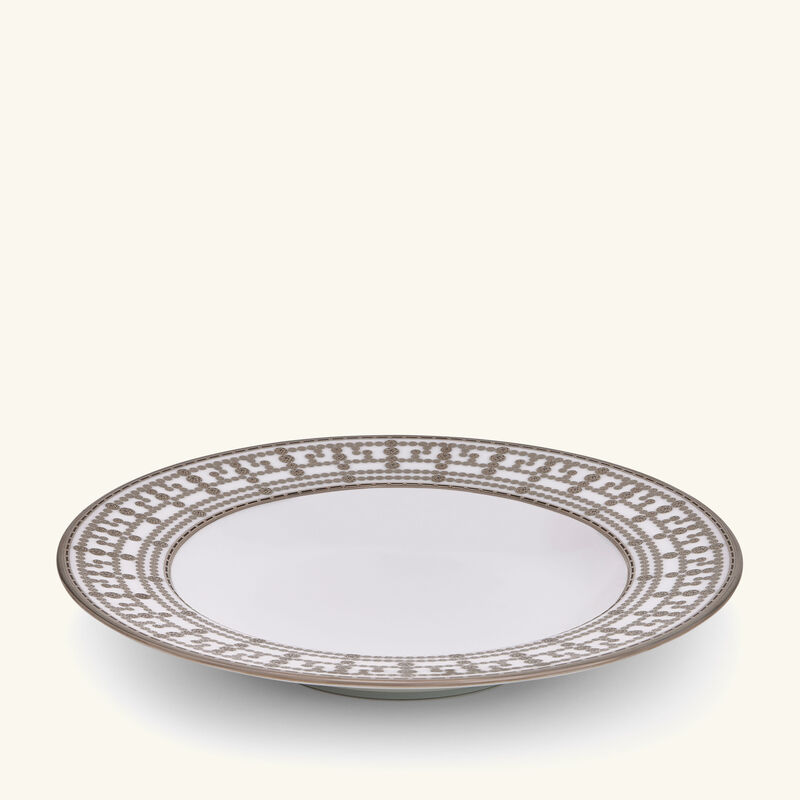 haviland tiara soup plate silver 23cm