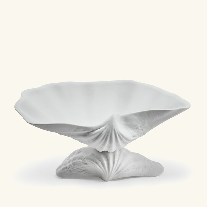 l objet neptune centerpiece large white